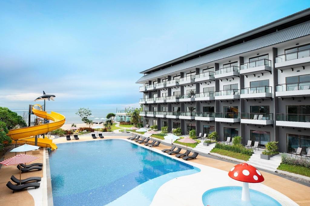 รีวิวโรงแรมไม่เกิน 500 บาท วิวทะเลหัวหิน Hinn Namm Hotel Huahin